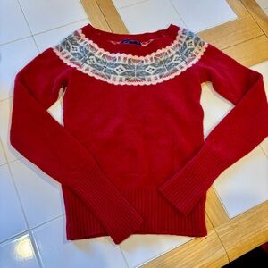 American Eagle Nordic Holiday Women's Fair Isle Sweater